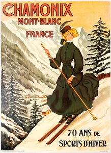 Chamonix Mont Blanc 70 anos de esportes de inverno. de Abel Faivre