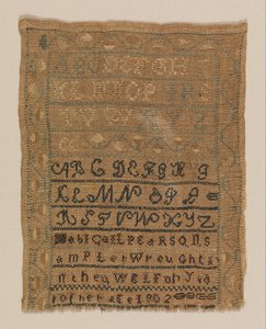 Sampler de Abigail Pearson