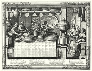 O Cozinheiro de Pastelaria (gravação) de Abraham (after) Bosse