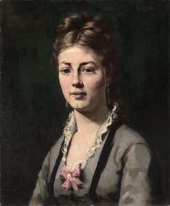 Retrato de uma mulher de Abraham Archibald Anderson
