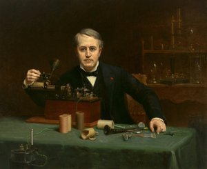 Thomas Alva Edison (1847-1931) de Abraham Archibald Anderson