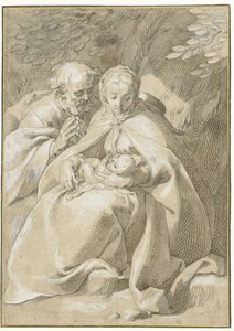 A Sagrada Família de Abraham Bloemaert