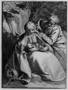 A Sagrada Família de Abraham Bloemaert