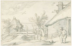 Quintal com fazenda e celeiro de Abraham Bloemaert
