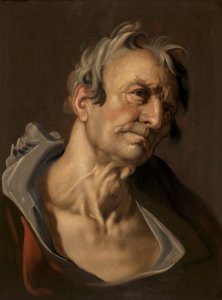 Cabeça de um velho, final do século XVI e início do século XVII. de Abraham Bloemaert