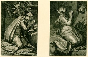Penitentes santos de Abraham Bloemaert