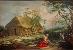 Latona e os camponeses da Lícia de Abraham Bloemaert
