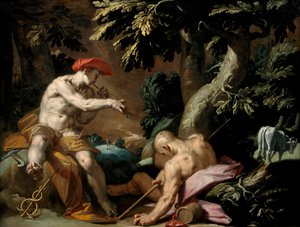Mercúrio, Argus e Io, ca 1592