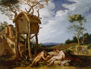 Parábola do trigo e do joio de Abraham Bloemaert