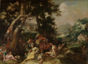 Sermão de João Batista de Abraham Bloemaert
