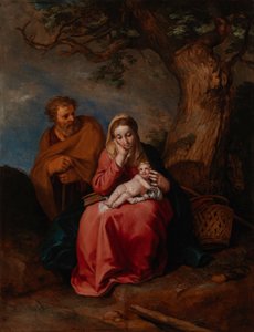 O resto da fuga para o Egito de Abraham Bloemaert