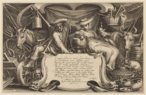 Titlepage, "The Farmhouse and Landscape Series" de Abraham Bloemaert