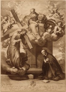 A visão de Inácio de Loyola em La Storta de Abraham Bloemaert