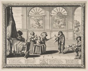 Infância, 1636. de Abraham Bosse