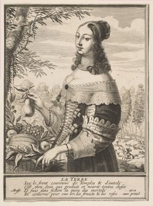 Terra, 1630. de Abraham Bosse