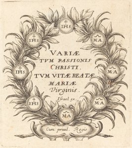 Frontispício para "Os Mistérios da Paixão" de Callot de Abraham Bosse
