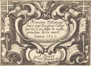 Frontispício para "O Novo Testamento" de Callot