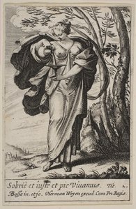 Temperança, 1636. de Abraham Bosse