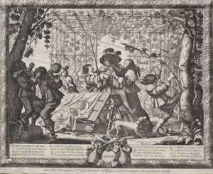 As Quatro Estações: Outono, 1635. de Abraham Bosse