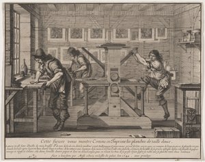 Os impressores de gravura em talhe-doce de Abraham Bosse
