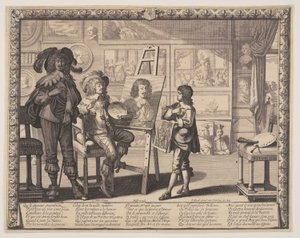 O nobre pintor de Abraham Bosse