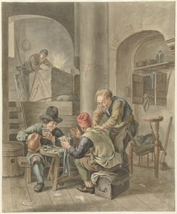 Os jogadores de cartas de Abraham Delfos