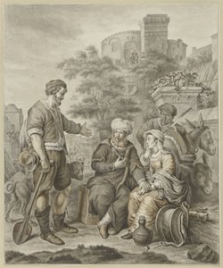 O Levita e a sua concubina em Gibeah