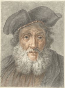 Velho com chapéu de Abraham Delfos