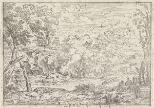 Paisagem com ruínas de Abraham Genoels