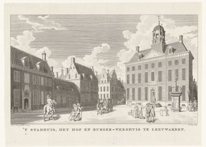 Câmara municipal em Leeuwarden 