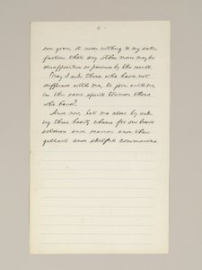Manuscrito autógrafo do discurso de vitória de Lincoln na eleição como presidente, feito em Washington DC, da janela da Casa Branca na noite de 10 de novembro