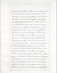 Manuscrito autografado do último discurso de Lincoln como Presidente, entregue em Washinton, DC, pela janela da Casa Branca na noite de 11 de abril de 1865