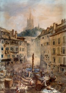 Praça de la Palud de Abraham Louis Rodolphe Ducros