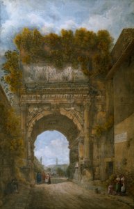 O Arco de Tito de Abraham Louis Rodolphe Ducros