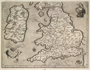 Uma Antiga Descrição das Ilhas Britânicas de Abraham Ortelius