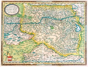 Áustria Oriental de Abraham Ortelius