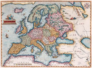 Europeu de: Velho Mundo, 1579 de Abraham Ortelius