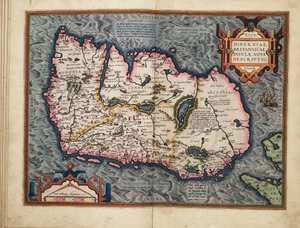 Nova descrição da Irlanda, Ilhas Britânicas de Abraham Ortelius