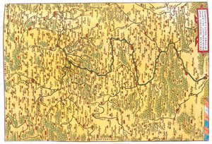 Estado: Hesse, Turíngia, Baviera, Baden-Württemberg, Alemanha de Abraham Ortelius