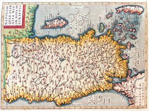 Turquia, Chipre de Abraham Ortelius
