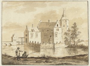 A casa Munniekenhof perto da aldeia de Grijpskerk em Walcheren