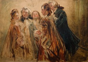 Peça de Conversação, 1845-1850.