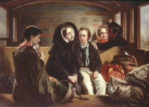 Segunda Classe - A Partida, c.1855 de Abraham Solomon