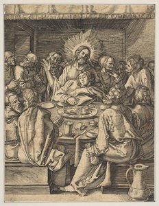 A Última Ceia, de A Pequena Paixão copy.n.d. de Abraham Waesberge