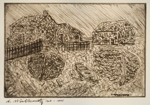 Untitled One Of Six Prints, 1903-1925. de Abraham Walkowitz
