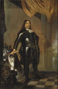 Charles X Gustav, Rei da Suécia - Retrato do Rei Charles X Gustav da Suécia (1622-1660), de Wuchters, Abraham (1610-1682). Óleo sobre cobre, meados do 17º cen. Dimensão: 35x23 cm. Museu Nacional de Estocolmo
