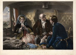 O retorno (primeira classe), pub. 1857 de Abraham after Solomon