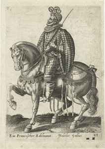 nobre francês a cavalo