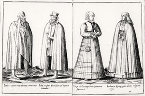 Roupas judaicas do século XVI do 