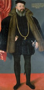 Christoph, duque de Wurttemberg (1515-1568), filho de Ulrich I de Wurttemberg em traje espanhol